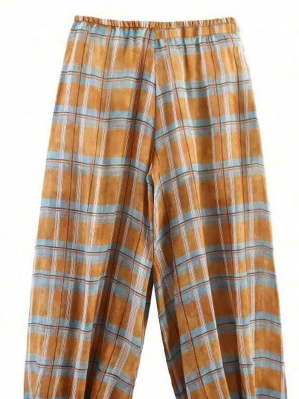 Plaid jogger pant